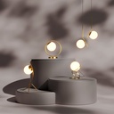 Crystal ball table lamp "Ruth"