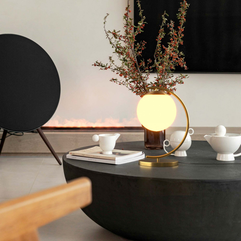 Crystal ball table lamp "San"