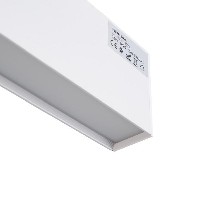 Pendant/Surface Mounted LED Linear light - Slim - 24W - 80cm - 1700lm
