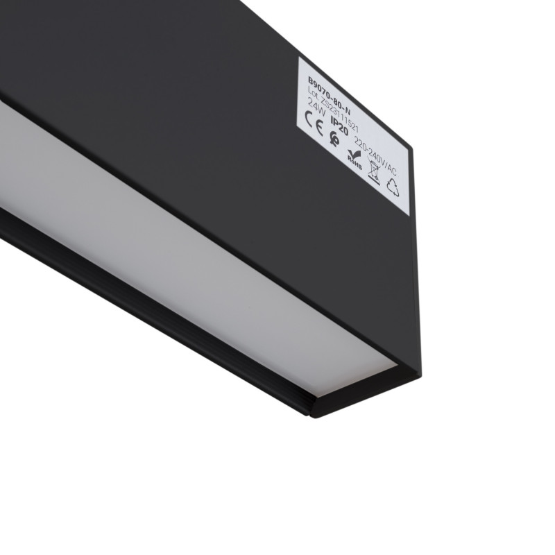 Pendant/Surface Mounted LED Linear light - Slim - 24W - 80cm - 1700lm