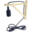 Nordic wall lamp "YOJO" -Wooden frame and silicone pendant lamp