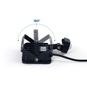 Outdoor LED floodlight with PIR motion sensor - 20W - IP65