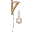 Nordic wall lamp "YOJO" -Wooden frame and silicone pendant lamp