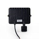 Outdoor LED floodlight with PIR motion sensor - 30W - IP65 - 6000K