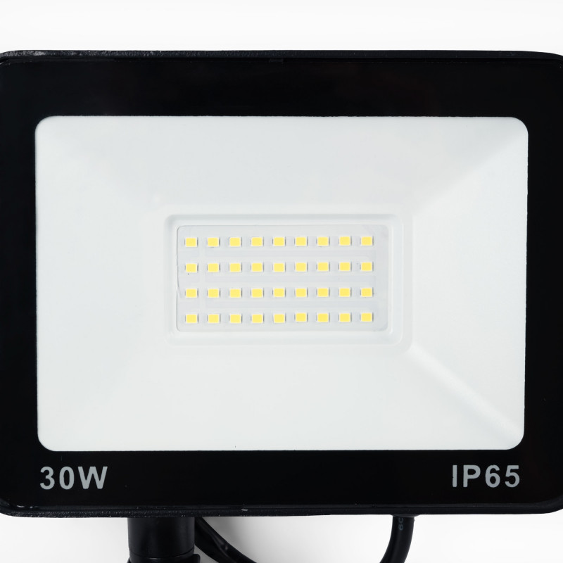 Outdoor LED floodlight with PIR motion sensor - 30W - IP65 - 6000K
