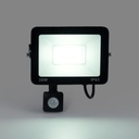 Outdoor LED floodlight with PIR motion sensor - 30W - IP65 - 6000K