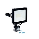 Outdoor LED floodlight with PIR motion sensor - 30W - IP65 - 6000K