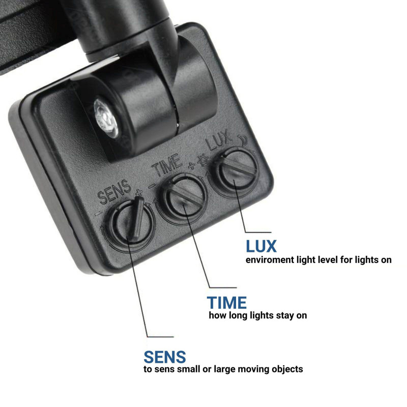 Outdoor LED floodlight with PIR motion sensor - 50W - IP65 - 6000K