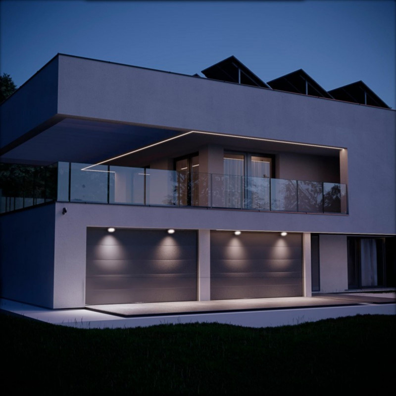Outdoor LED floodlight with PIR motion sensor - 50W - IP65 - 6000K