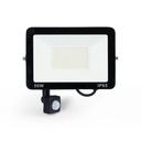 Outdoor LED floodlight with PIR motion sensor - 50W - IP65 - 6000K