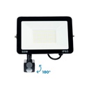 Outdoor LED floodlight with PIR motion sensor - 50W - IP65 - 6000K