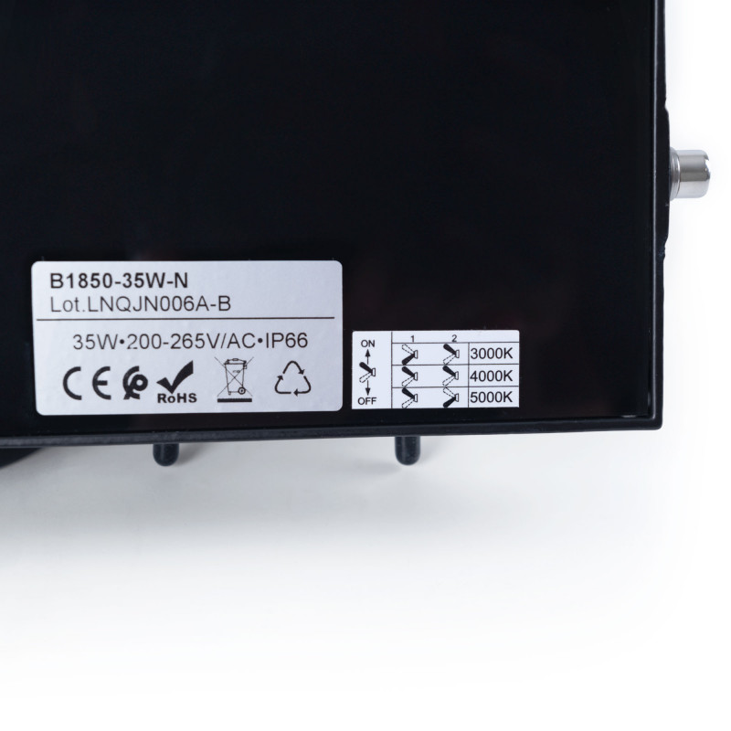 Outdoor LED floodlight - 35W CCT - "PRO" Series - 110lm/W - IP66