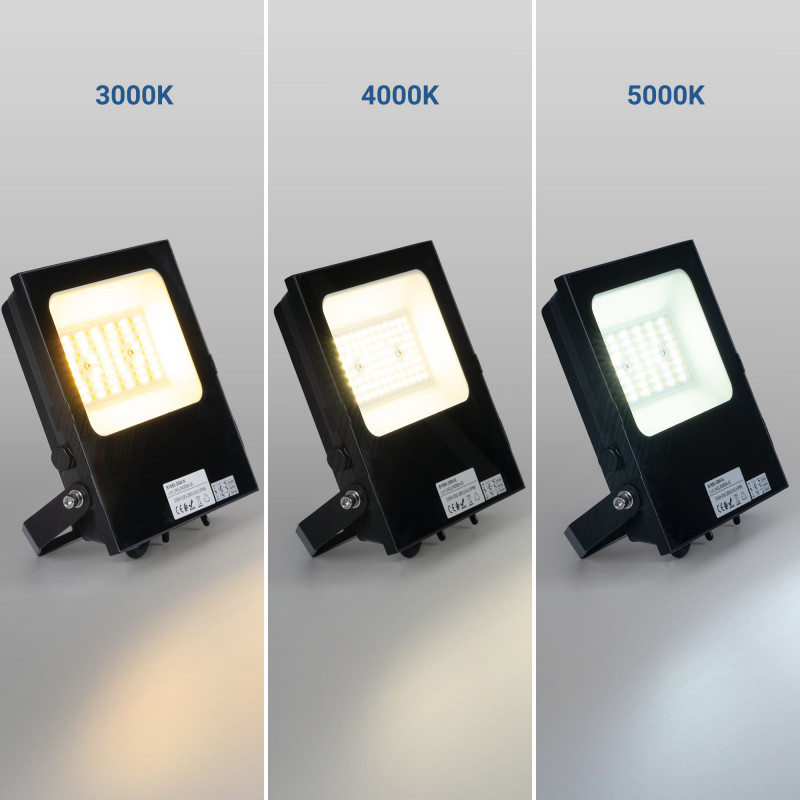 Outdoor LED floodlight - 35W CCT - "PRO" Series - 110lm/W - IP66