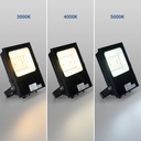 Outdoor LED floodlight - 35W CCT - "PRO" Series - 110lm/W - IP66