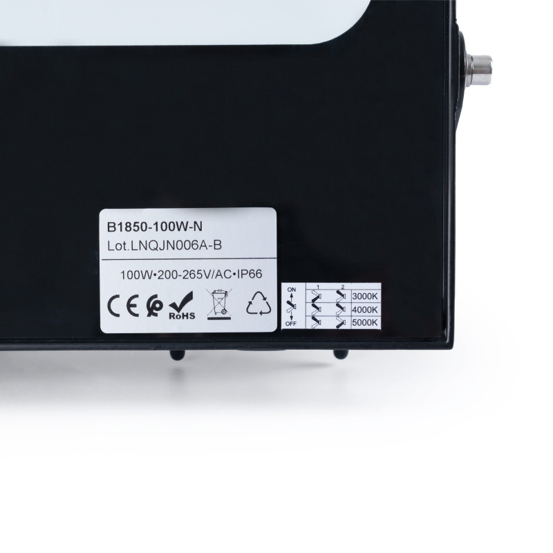 Outdoor LED floodlight - 100W CCT - "PRO" Series - 110lm/W - IP66