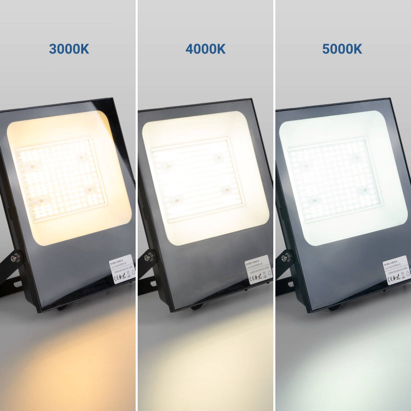 Outdoor LED floodlight - 100W CCT - "PRO" Series - 110lm/W - IP66