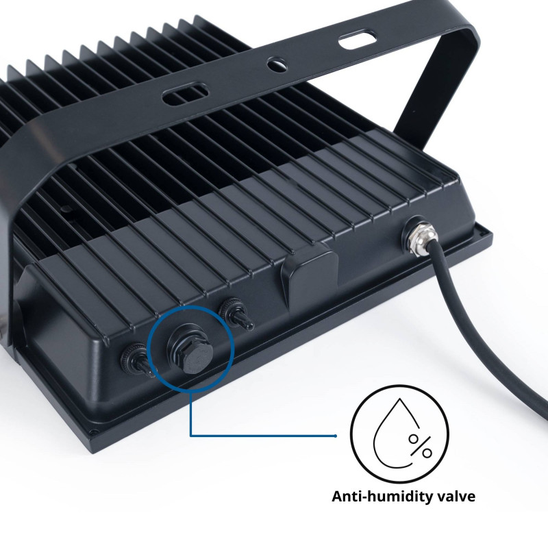 Outdoor LED floodlight - 100W CCT - "PRO" Series - 110lm/W - IP66