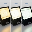 Outdoor LED floodlight - 150W CCT - "PRO" Series - 110lm/W - IP66