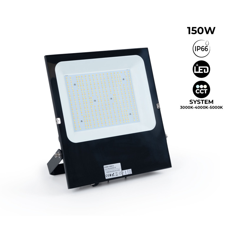 Outdoor LED floodlight - 150W CCT - "PRO" Series - 110lm/W - IP66