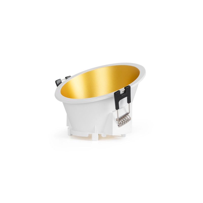 Round asymmetrical recessed downlight ring - Low UGR - Cutout Ø85mm