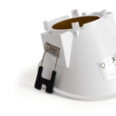 Round asymmetrical recessed downlight ring - Low UGR - Cutout Ø85mm
