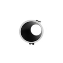 Round asymmetrical recessed downlight ring - Low UGR - Cutout Ø85mm