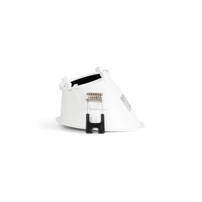 Round asymmetrical recessed downlight ring - Low UGR - Cutout Ø85mm