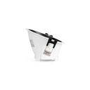 Round asymmetrical recessed downlight ring - Low UGR - Cutout Ø85mm
