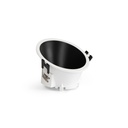 Round asymmetrical recessed downlight ring - Low UGR - Cutout Ø85mm