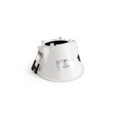 Round asymmetrical recessed downlight ring - Low UGR - Cutout Ø85mm