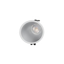Round asymmetrical recessed downlight ring - Low UGR - Cutout Ø85mm