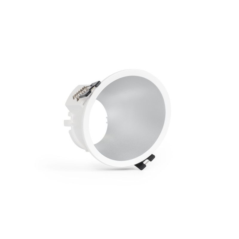 Round asymmetrical recessed downlight ring - Low UGR - Cutout Ø85mm