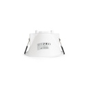 Round asymmetrical recessed downlight ring - Low UGR - Cutout Ø85mm