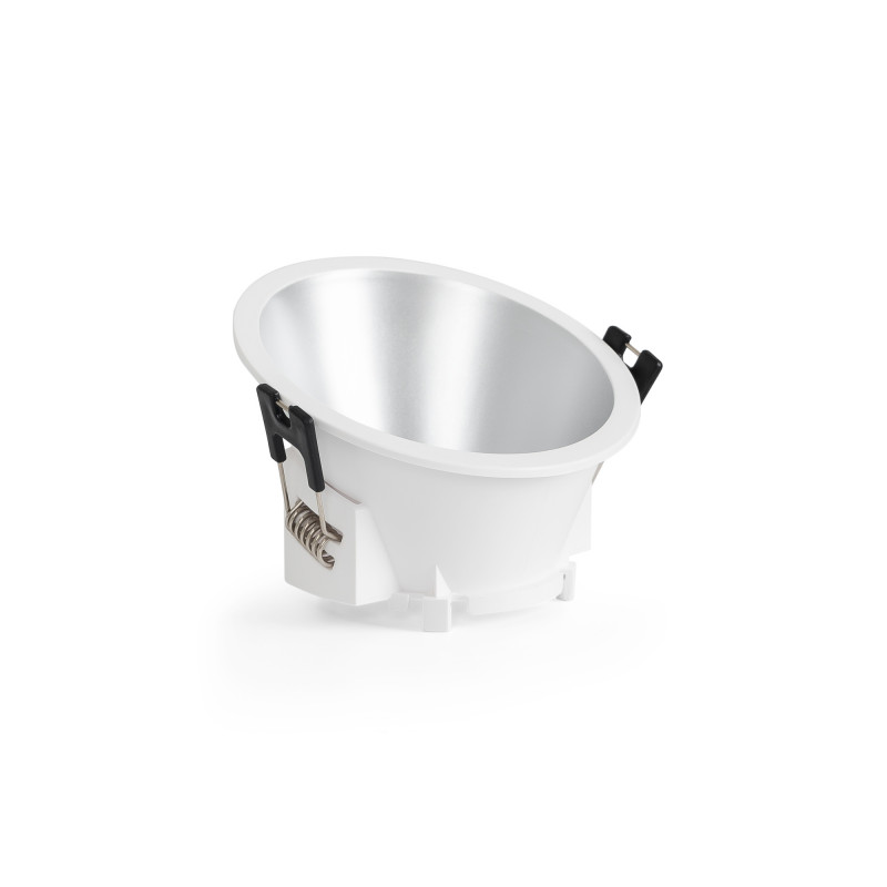 Round asymmetrical recessed downlight ring - Low UGR - Cutout Ø85mm
