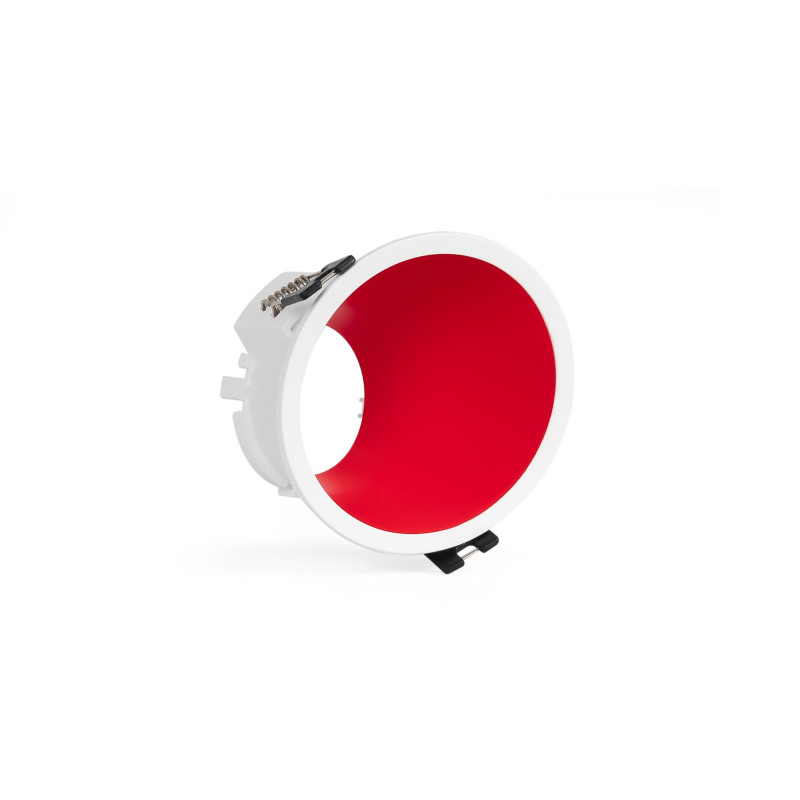 Round asymmetrical recessed downlight ring - Low UGR - Cutout Ø85mm