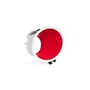 Round asymmetrical recessed downlight ring - Low UGR - Cutout Ø85mm