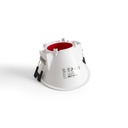 Round asymmetrical recessed downlight ring - Low UGR - Cutout Ø85mm
