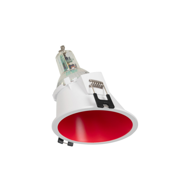 Round asymmetrical recessed downlight ring - Low UGR - Cutout Ø85mm