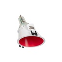 Round asymmetrical recessed downlight ring - Low UGR - Cutout Ø85mm