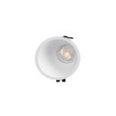 Round asymmetrical recessed downlight ring - Low UGR - Cutout Ø85mm