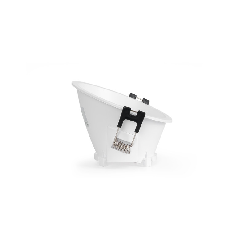 Round asymmetrical recessed downlight ring - Low UGR - Cutout Ø85mm