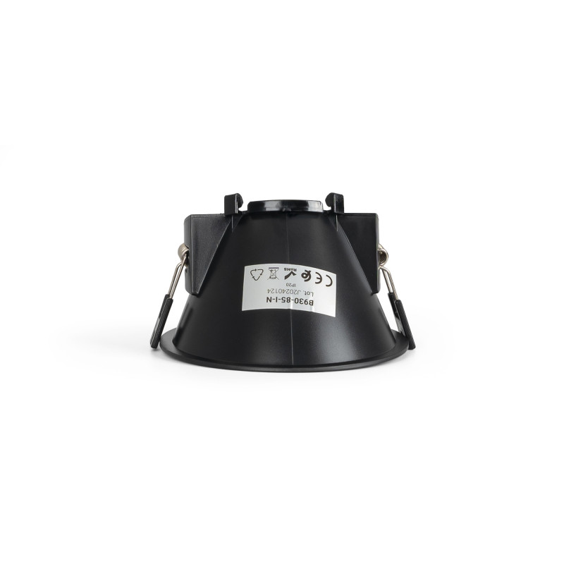 Round asymmetrical recessed downlight ring - Low UGR - Cutout Ø85mm