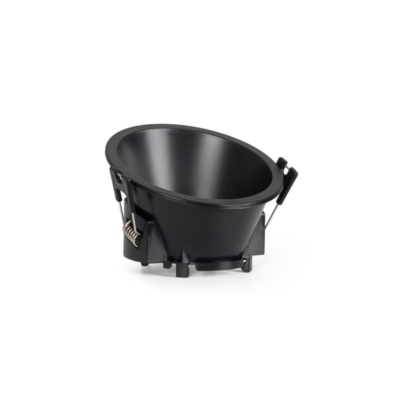 Round asymmetrical recessed downlight ring - Low UGR - Cutout Ø85mm