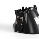 Round asymmetrical recessed downlight ring - Low UGR - Cutout Ø85mm