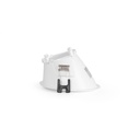 Round asymmetrical recessed downlight ring - Low UGR - Cutout Ø85mm