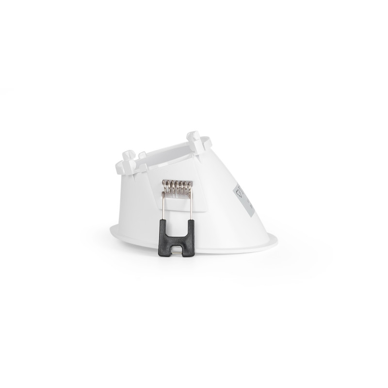 Round asymmetrical recessed downlight ring - Low UGR - Cutout Ø85mm