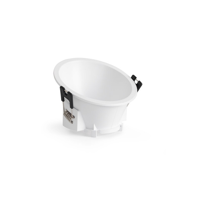 Round asymmetrical recessed downlight ring - Low UGR - Cutout Ø85mm