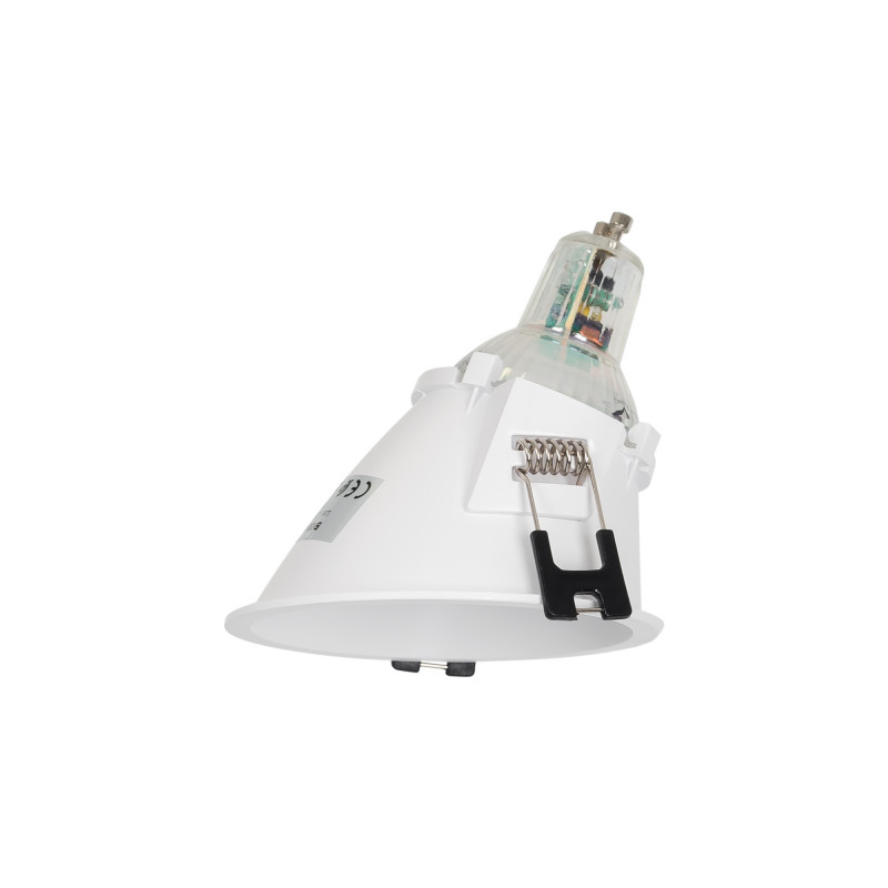 Round asymmetrical recessed downlight ring - Low UGR - Cutout Ø85mm