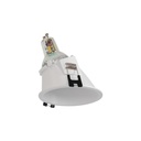 Round asymmetrical recessed downlight ring - Low UGR - Cutout Ø85mm