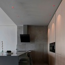 Round recessed downlight ring - Low UGR - Cutout Ø75mm